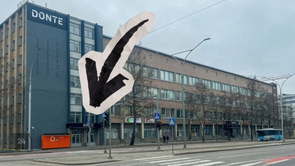 AnneMe ja PAREM PÄEV sissepääs DONTE ärikeskuses Pärnu mnt 142 Tallinn
